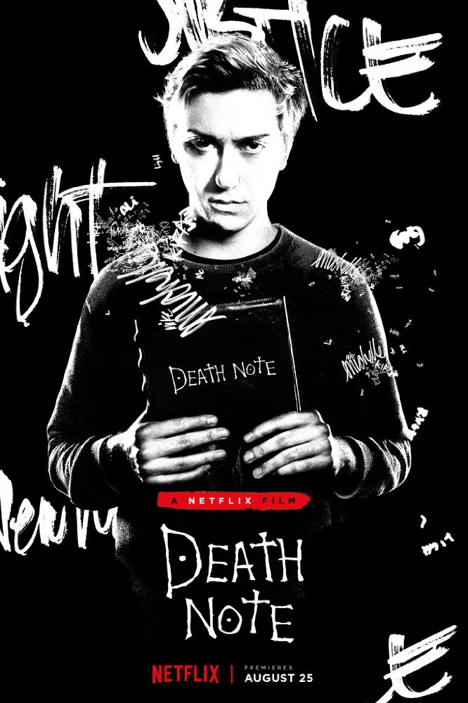 پوستر فیلم «دفترچه مرگ»(Death Note) با بازی نات وولف